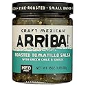 Arriba! Medium Green Salsa, 16-Ounce Glass (Pack of 6)
