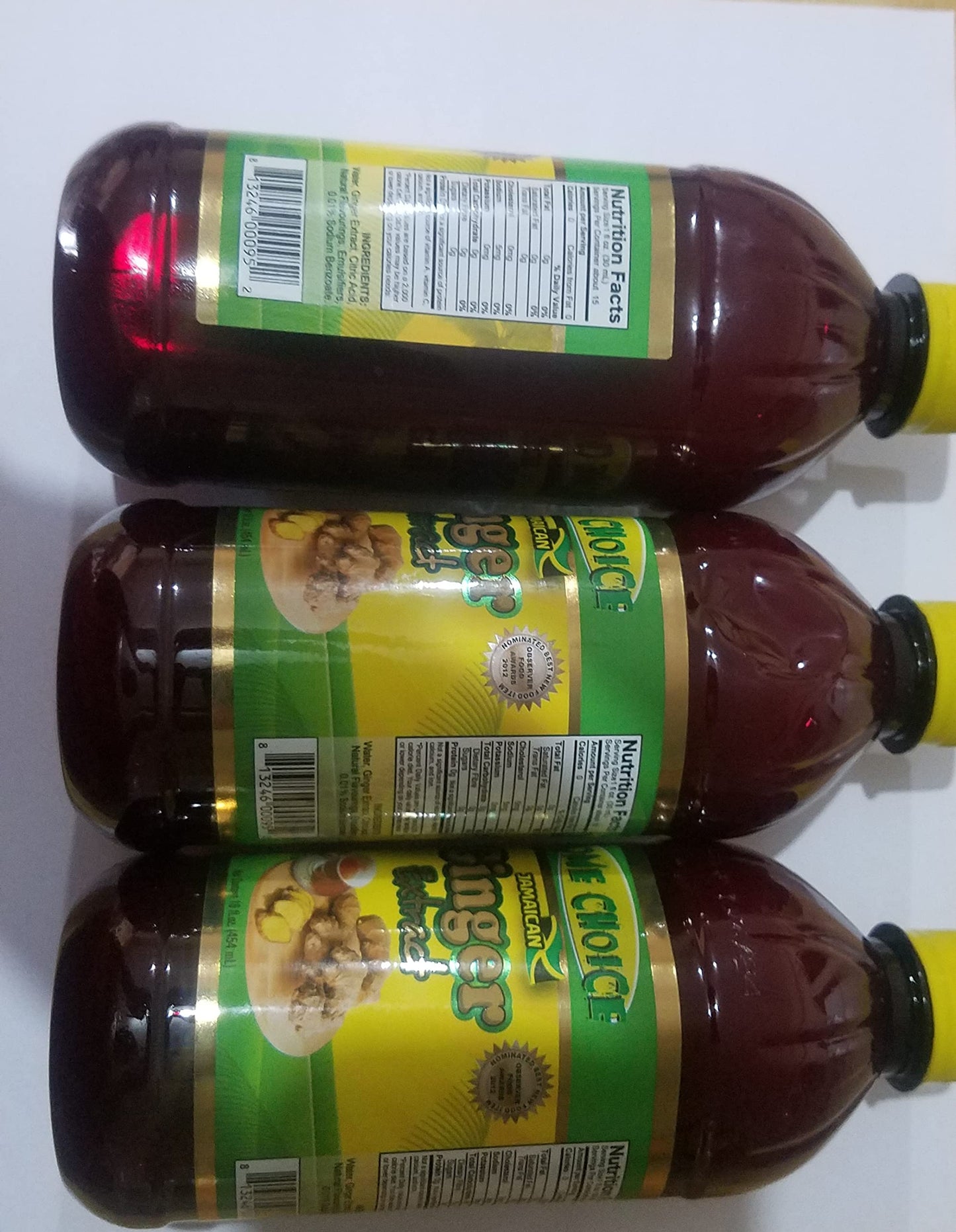 Jamaican Pure Ginger Extract 16 oz - SET OF 3