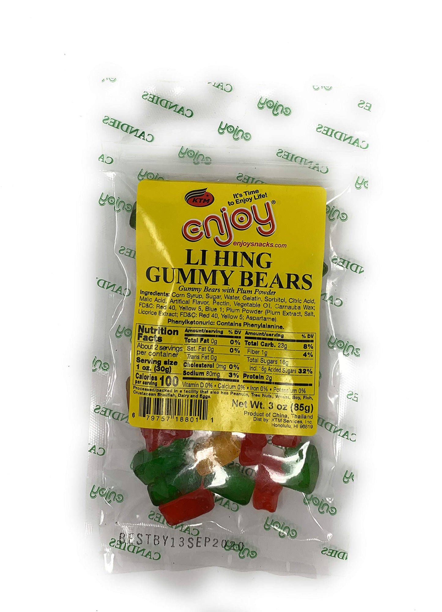 Li Hing Gummy Bears (3 oz)