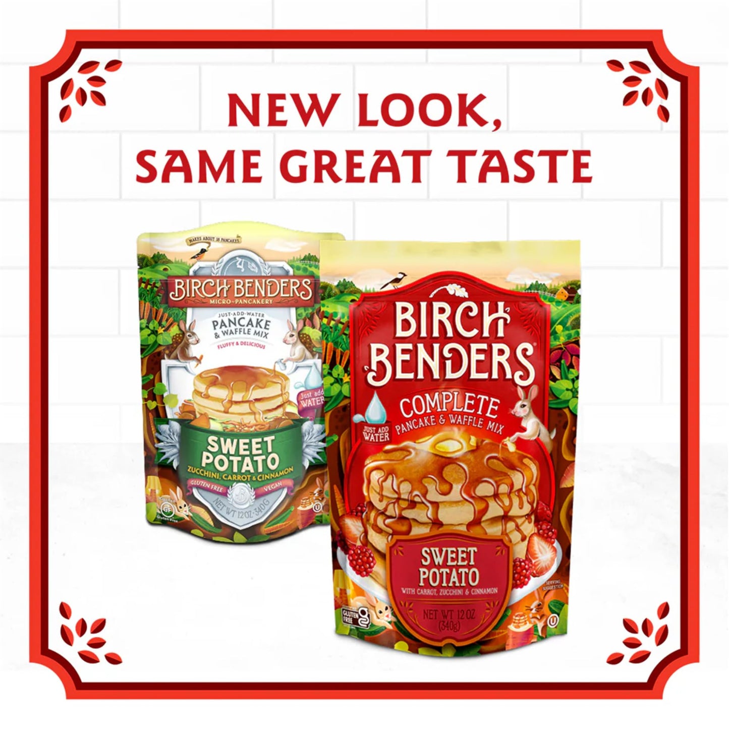 Birch Benders Sweet Potato Pancake and Waffle Mix, 12 Ounce (Pack of 2)