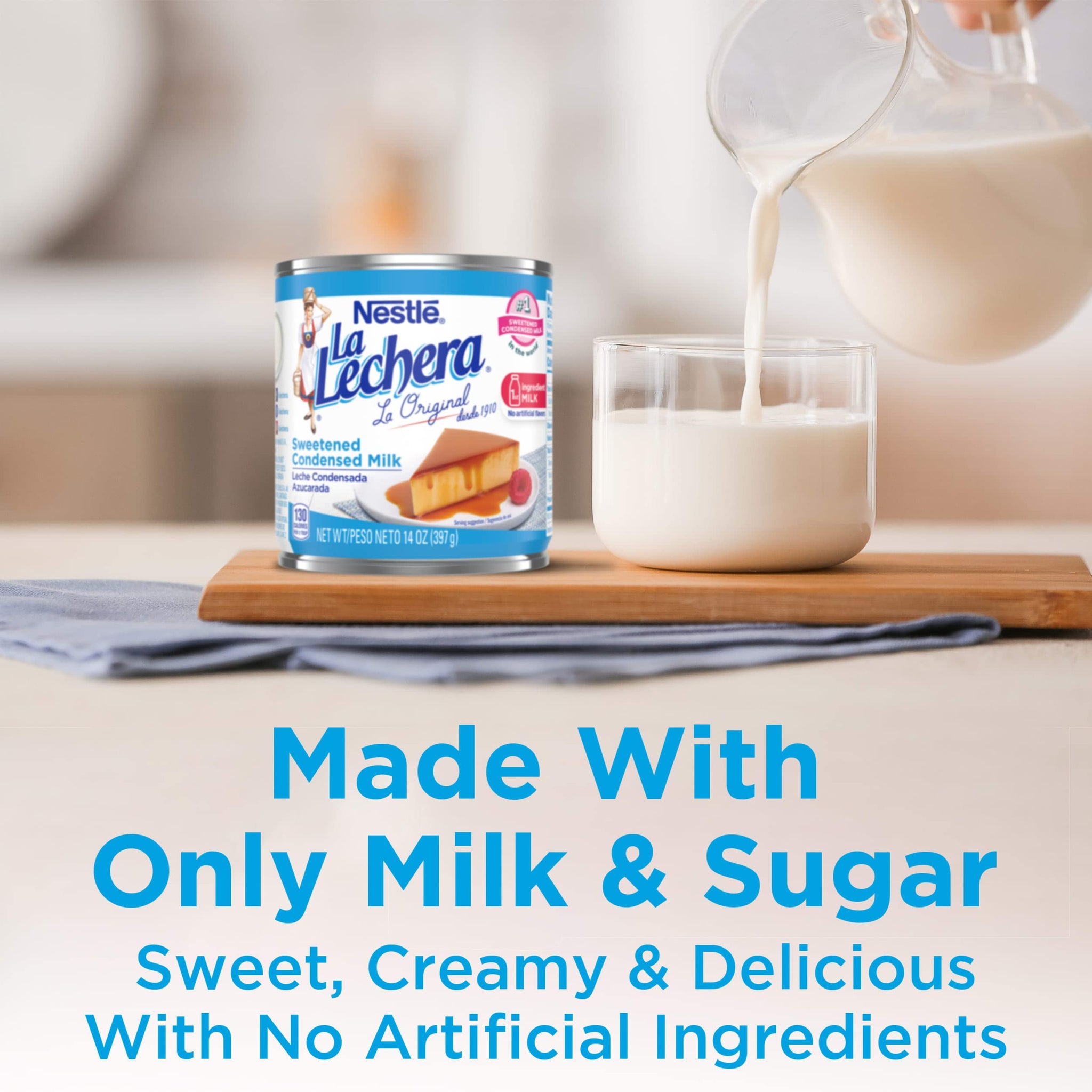 Nestle La Lechera Sweetened Condensed Milk, 6 Count