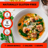 Organic Whole Grain Sorghum 2 lb - Gluten Free Ancient Grain | High Fiber, Plant-Based Protein | Better Than Rice & Quinoa | Stay Full Longer | Meal Prep, Grain Bowls, Healthy Cooking | Non-GMO, Vegan Bulk Grain