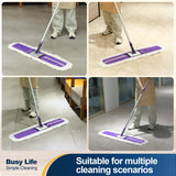 Yocada 36 inch Commercial Dust Mop Industrial Floor Mop for Cleaning Office Garage Hardwood Warehouse Factory Mall Deck 59 Inch Long Total 2 Pads