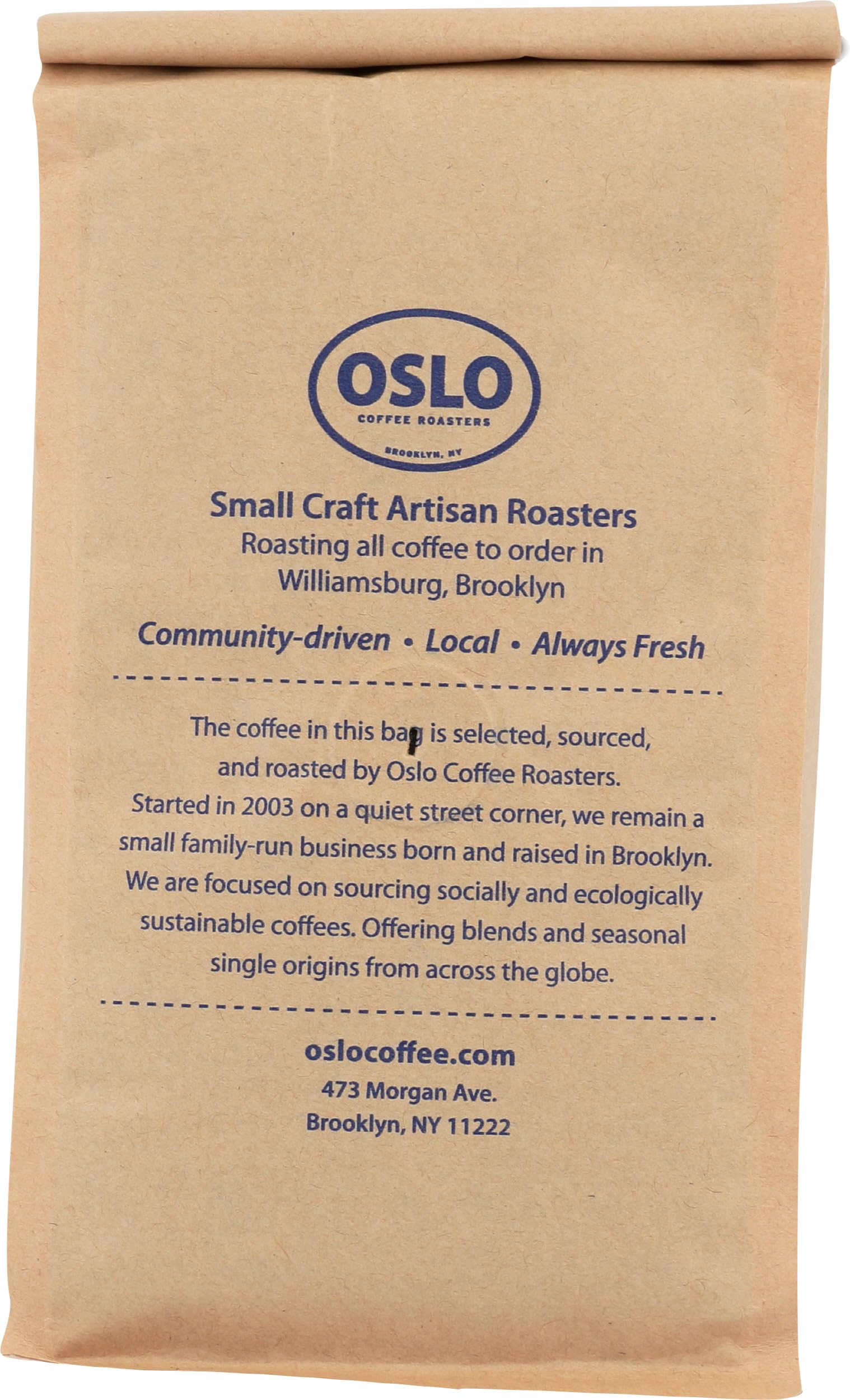 Oslo Coffee Roasters Oslo Odin Blend Coffee, 12 OZ
