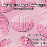 Bubs Wild Berry & Pomegranate Ovals - Sweet & Tangy Original Swedish Foam Candy, Vegan & Gelatin-Free, Imported from Sweden, 8 oz/0.5 lb Resealable