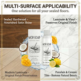 CrySPKaine Brazilian Waves Mop Soap for Floor Cleaning, Luxury Mop Soap Brazilian Waves Multi Purpose Cleaner, Residue-Free for Hardwood & Tile, Robot