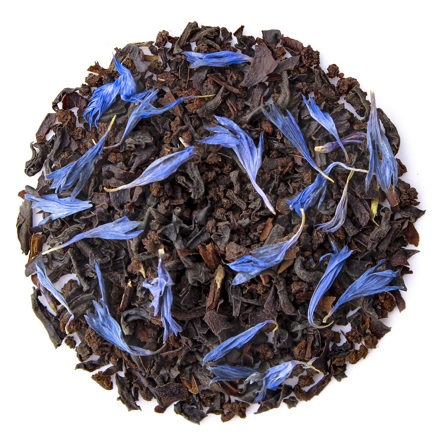 Teabloom Kosher Certified Earl Grey Loose Leaf Tea, Classic Assam Tea With Blue Cornflower Petals, 3.88 Ounce Canister Makes 35-50 Cups