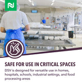 Nisus DSV Disinfectant, Sanitizer, Virucide, Concentrated Solution for Hard Non-Porous Surfaces, Hospitals, Homes, Industrial & Food Processing Areas