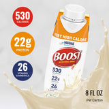 Boost Very High Calorie Very Vanilla Nutritional Drink - 22g Protein, 530 Nutrient Rich Calories, 8 Fl Oz (Pack of 24)