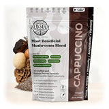 OldSoul Superfood Mushrooms Cappuccino Blend | Arabica Coffee | Approx. 70 Doses | Energy, Focus, Immunity | 14 oz (400 g)