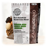 OldSoul Superfood Mushrooms Cappuccino Blend | Arabica Coffee | Approx. 70 Doses | Energy, Focus, Immunity | 14 oz (400 g)