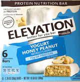 Elevation by Millville Yogurt honey peanutBars 10.58oz(1.76oz x 6bars), pack of 1