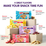 SKIPPY® Peanut Butter Wafer Bars Mini | Grape Jelly Flavored Coating | Peanut Butter Wafers with Real Fruit & Oats on Top | Sweet & Creamy Dessert