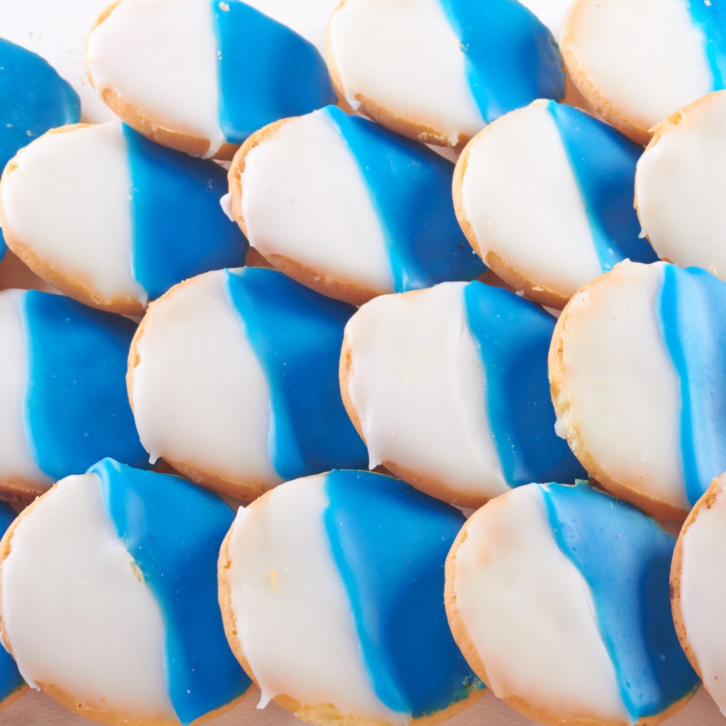 Blue and White Cookies by Gimmee Jimmy's Traditional Cookies | 18 Cookies