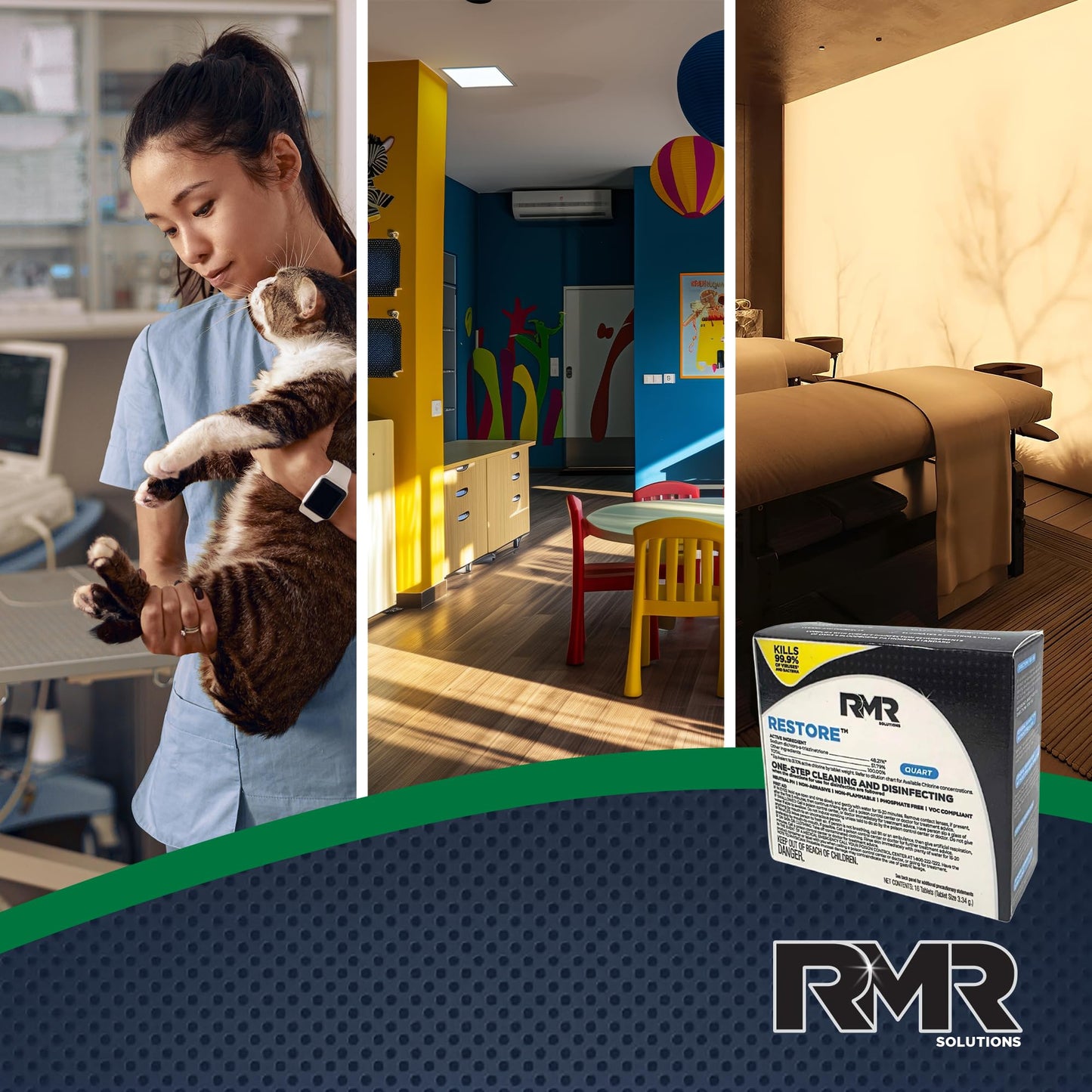 RMR Solutions RESTORE Disinfectant & Cleaner Concentrate, EPA Registered Mold Remover & Antibacterial Cleaning Solution for Kitchen, Bathroom, Floor