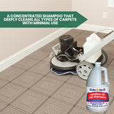Sun-Glo Synthro 26 Rug Shampoo - Brilliance Enhancer Rotary/Dry Foam Carpet Shampoo - Crystal-Dry Technology (4x1 Gallon Case)