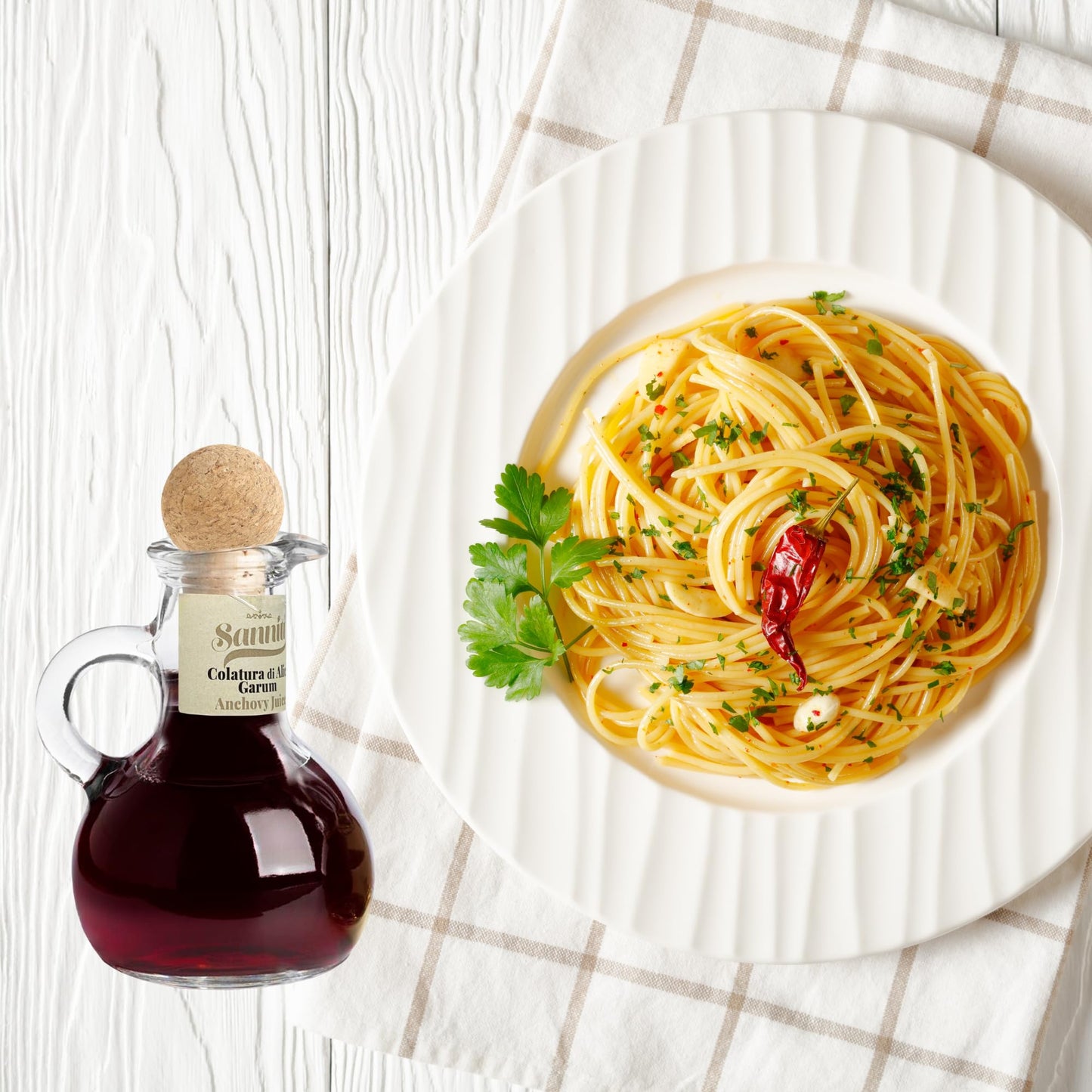 Sanniti Colatura di Alici | Anchovy Juice Extract | Italian Fish Sauce | Ancient Garum | Product of Italy (100 ml (3.4 fl oz))