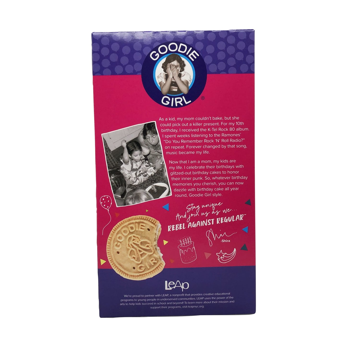 GOODIE GIRL Cookie Cr?®me Birthday Cake, 10.6 OZ