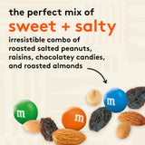 Snak Club Energizer Trail Mix with Roasted Salted Peanuts, Raisins, M&M’S Chocolate Candies, Roasted Almonds, Gluten-Free and Kosher Snack, 24 oz