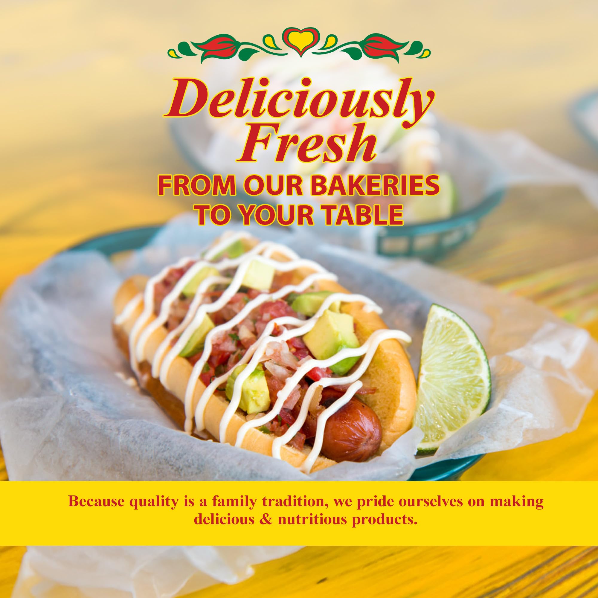 Martins Long Potato Rolls - 6” Soft & Sweet Fresh Hotdog Buns with Golden Hue - Made with Nonfat Milk, High Protein Wheat Flour & Cane Sugar - Perfect