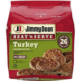 Jimmy Dean, Heat 'N Serve Turkey Sausage Patties, 26 count