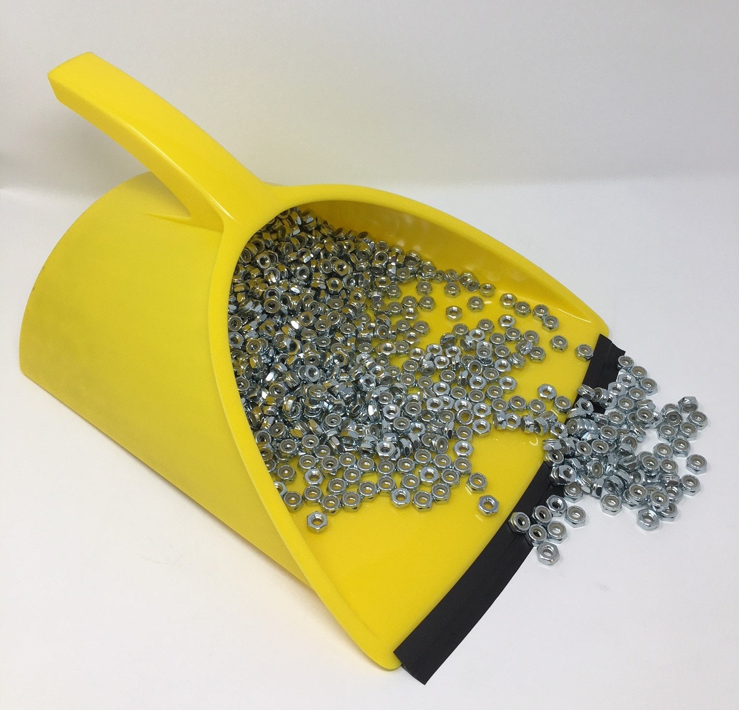 Handy Pan - Yellow - Large Capacity Heavy Duty Dust Pan | Made in USA! Great for Home, Shop, Garage,