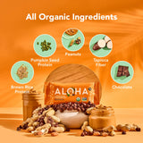 ALOHA Organic Plant Based Protein Bars |Peanut Butter Chocolate Chip | 1.98 Oz (Pack of 12) | Vegan, Low Sugar, Gluten Free, Paleo, Low Carb, Non-GMO