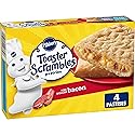 Pillsbury Bacon Toaster Scrambles, Frozen Breakfast Pastries, 4 ct, 7.2 oz
