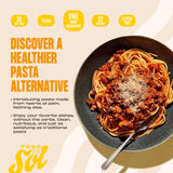 Food for the Sol Hearts of Palm Pasta (3-Pack) - Vegan, Al Dente Low Carb Spaghetti Noodles - Clean, Delicious Plant Based Vegetable Spaghetti
