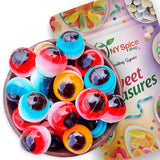 NY Spice Shop Gummy 3D Eyeballs Candy - 1 Pound Realistic Eyeballs Candy for Party Decorations - Gummy Eyeball Candies - Edible Creepy Eyeball Gummies
