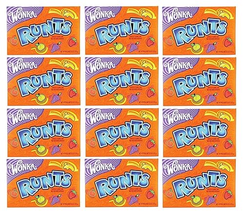 Wonka Runts Artificially Flavored Candy: 12 Packs of 5 Oz - Dt20