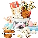 David’s Cookies Easter Assorted Cookies Gift Bucket - Freshly Baked Gourmet Thin Crispy Cookies and Butter Pecan Meltaways - Made of Fresh Ingredients