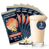Goode Health Meal Replacement Shake, Vanilla Spice (Pack of 7) - 15g Plant-Based Vegan Protein Powder - High Fiber Meal Replacement Shake - Dairy