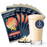 Goode Health Meal Replacement Shake, Vanilla Spice (Pack of 7) - 15g Plant-Based Vegan Protein Powder - High Fiber Meal Replacement Shake - Dairy