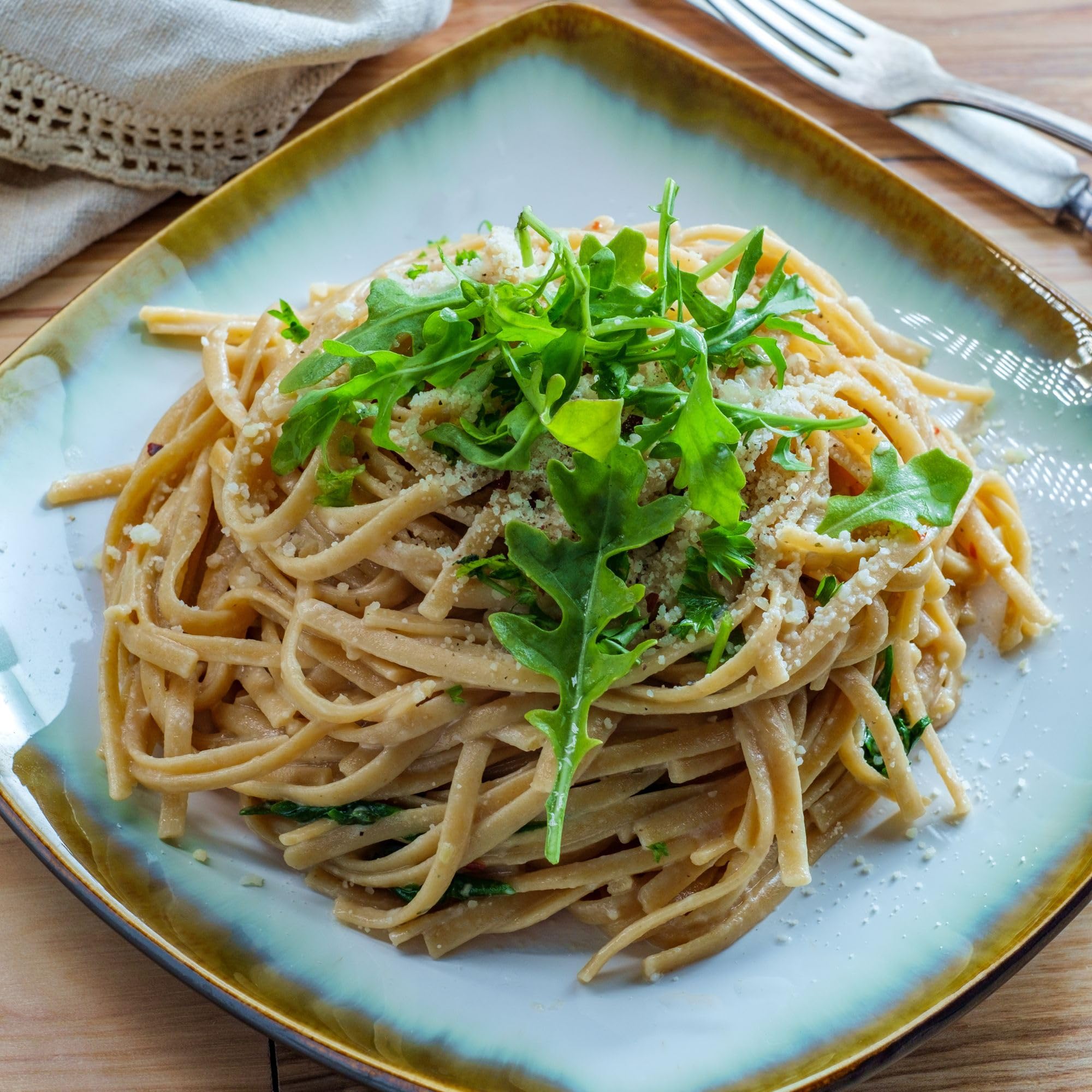 ANTICHI PODERI TOSCANI Handmade Organic Whole Wheat Pasta Linguine 17.6oz