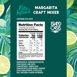 Island Oasis Nitro Infused Margarita Craft Mixer, 8.4 fl oz, pack of 4, Naturally Flavored Mocktail & Non-Alcoholic Mixer