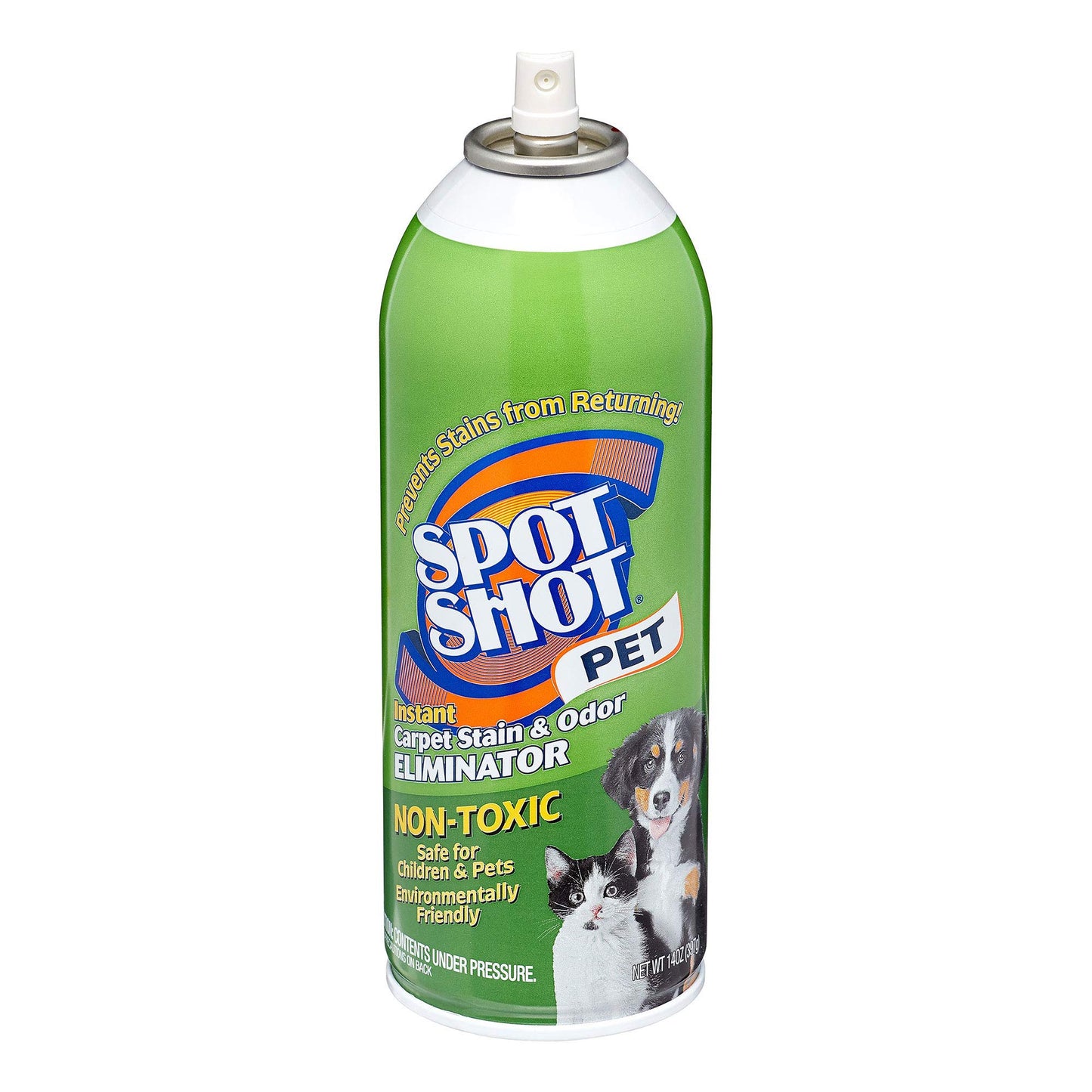 HFOTD Spot Shot Pet Instant Carpet Stain & Odor Eliminator Spray, 14 oz (Pack of 2)