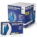 AroCare Nitrile Gloves, Disposable Gloves, Comfortable, Powder Free, Latex Free | 100-1000 (Small, Case)