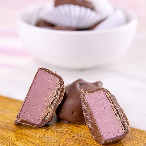 Wockenfuss Candies Sugar Free Milk Raspberry Creams, 1 lb.
