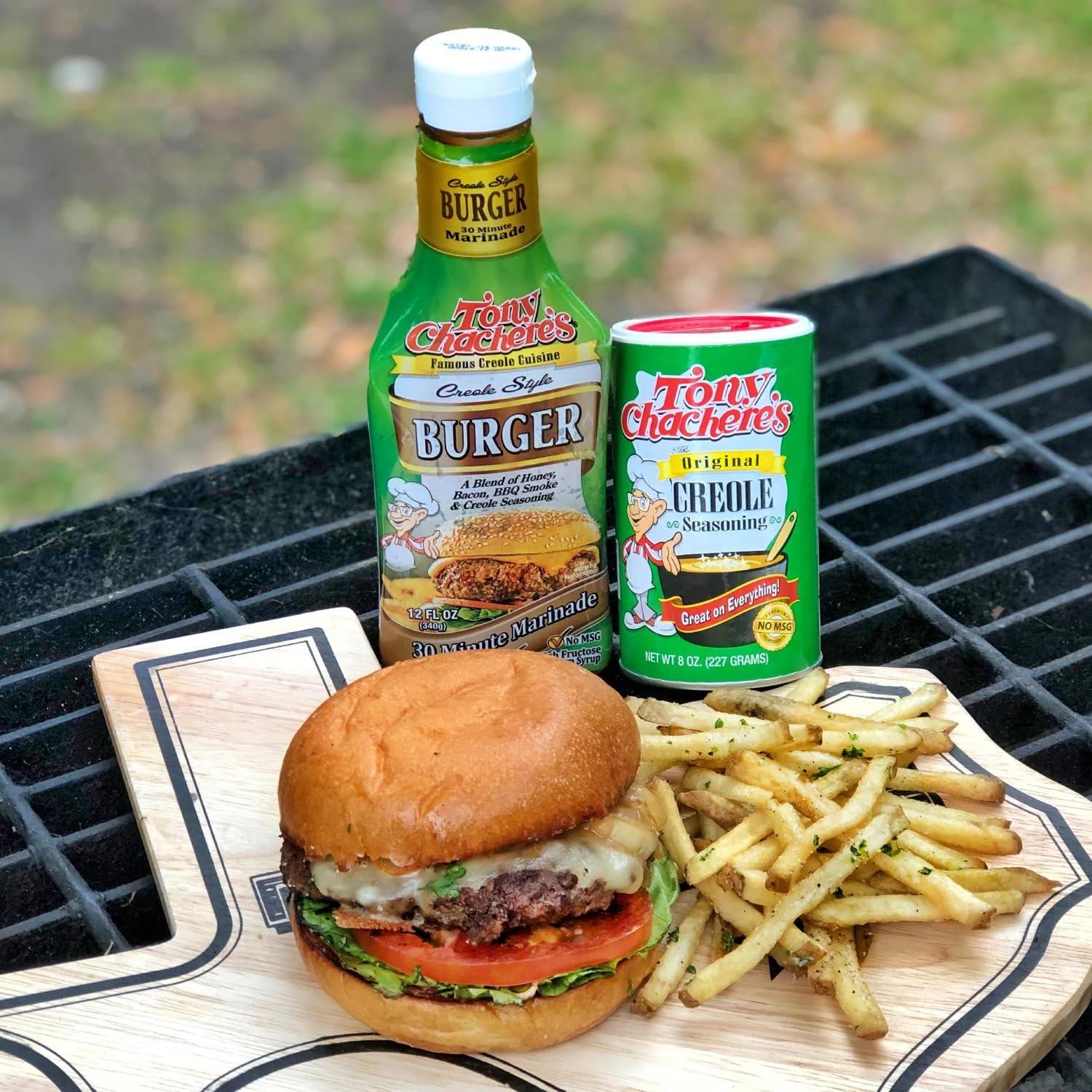 Tony Chachere Pourable Marinades, Burger Marinade, 12 fl oz, 3 Count