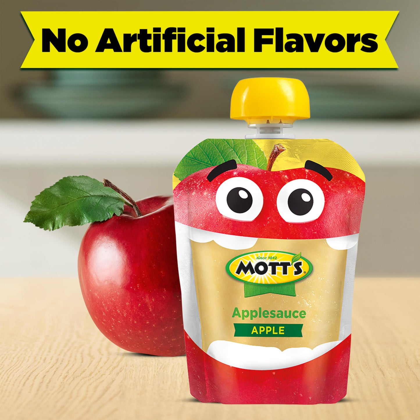 Mott's Original Applesauce, 3.2 oz clear pouches, 12 count