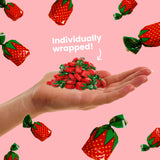 Strawberry Bulk Candy by Cambie, 6 lbs of Strawberry Candy with a Deliciously Sweet Hard Exterior with a Soft, Fruit-Filled Center, Bon Bons