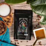 Bones Coffee Company Favorite Flavors Sample Pack Box Set with Specialty Coffee Mug, 5 Assorted Single-Origin Low Acid Medium Roast Arabica Beans