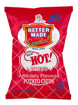 Better Made Special Potato Chips (RED HOT BBQ) - 50 Pack - 50 x 1 oz. Bags - Crunchy, Individual Snacks Made from Fresh Potatoes - Family Owned