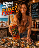 TASTY Pepper Sauce FIRE - Authentic Caribbean Pepper Sauce, Trinidad Scorpion Pepper Blend, Extreme Heat, Super Hot Gourmet Chili Sauce for Wings