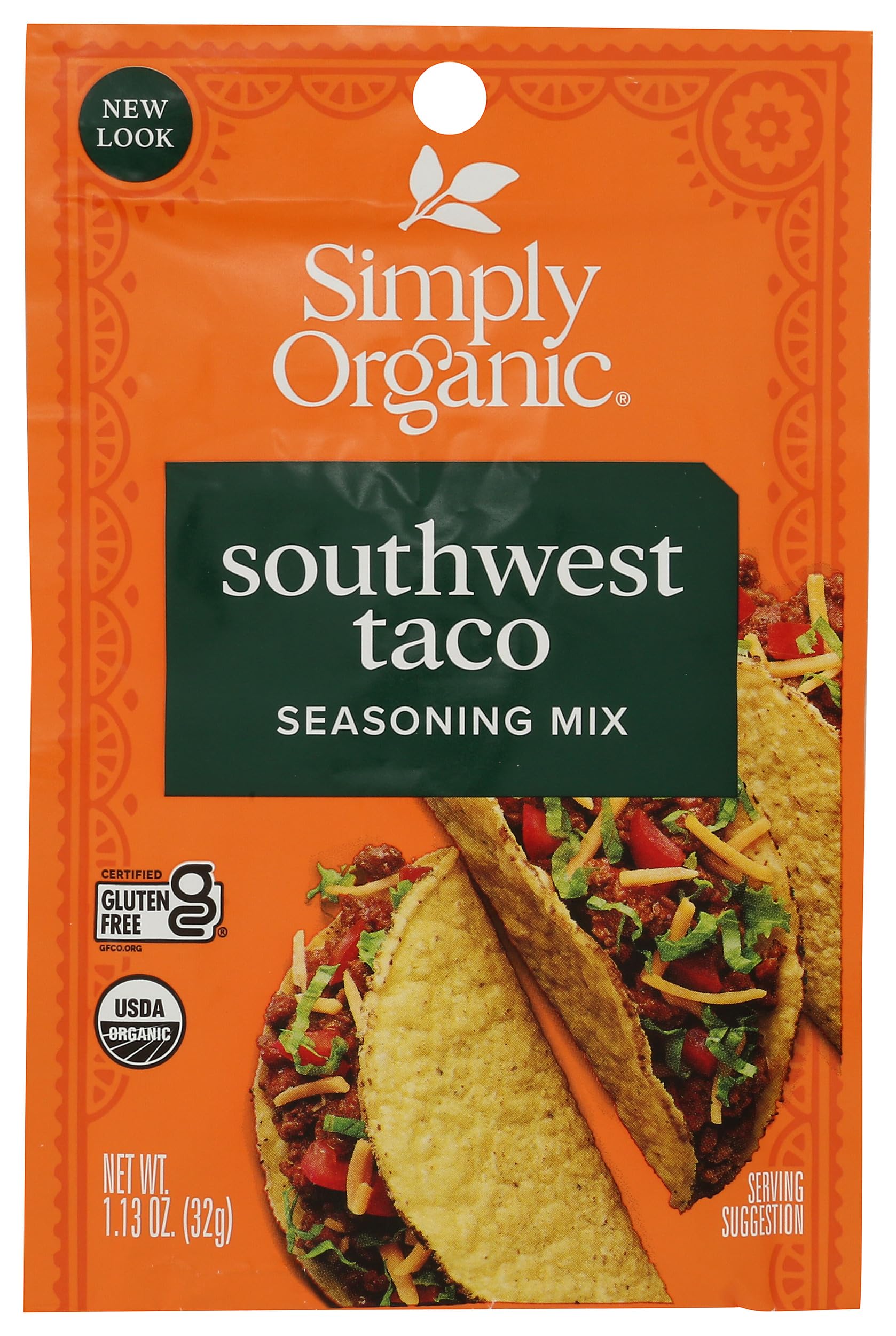 Simply Organic, Seasoning Mix Southwest Taco, 1.13 Oz