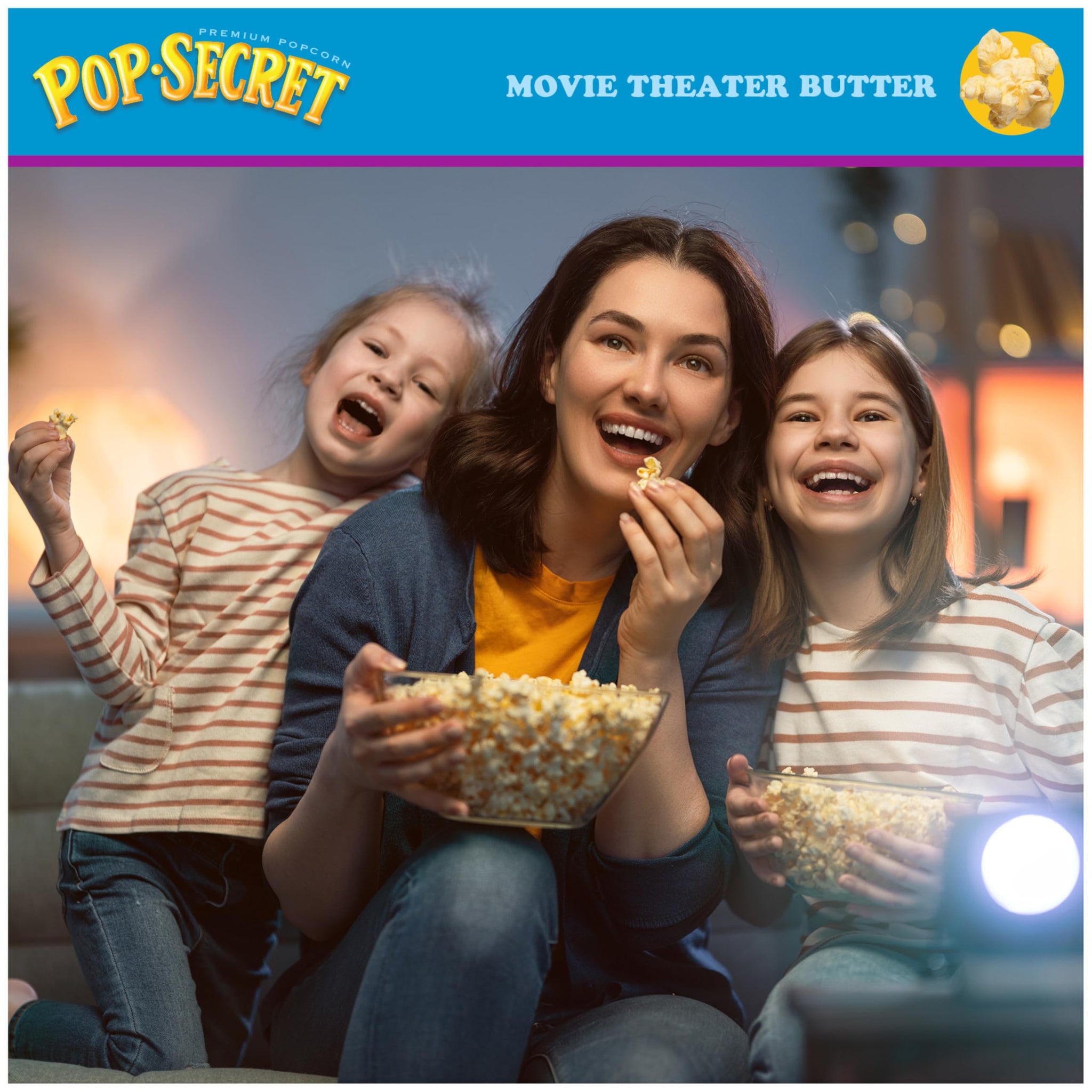 Pop Secret Popcorn, Movie Theater Butter, 3.0 Ounce Microwave Bags, 18 Count Box