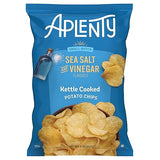 Amazon Brand, Aplenty Kettle Cooked Potato Chips, Sea Salt And Vinegar, 8 Oz