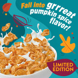 Kellogg's Frosted Flakes Cold Breakfast Cereal, 7 Vitamins and Minerals, Limited Edition, Pumpkin Spice, 10.6oz Box (1 Box)