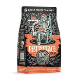 Bones Coffee Company Rest in Peace Decaffeinated Flavored Coffee, Medium Roast Low Acid Arabica Beans Compatible with Auto drip and French Press
